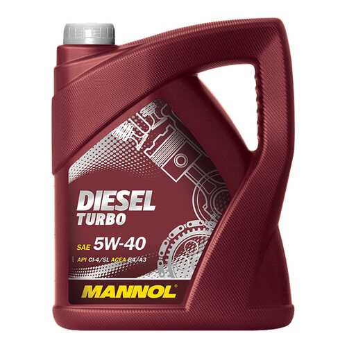 Моторное масло Mannol Diesel Turbo 5W-40 5л в ЕКА