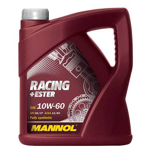 Моторное масло Mannol Racing ester 10W-60 4л в ЕКА