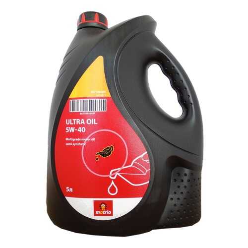 Моторное масло Motrio Ultra Oil 5W-40 5л в ЕКА