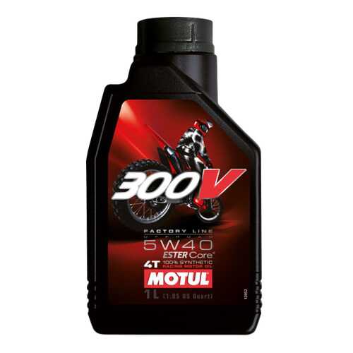 Моторное масло Motul 300V 4T Factory Line Off Road 5W-40 1л в ЕКА