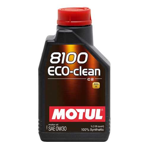 Моторное масло Motul 8100 Eco-clean 0W-30 1л в ЕКА