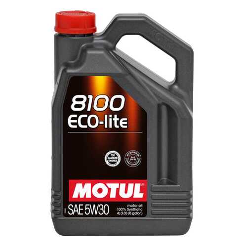 Моторное масло Motul 8100 Eco-lite 5W-30 4л в ЕКА