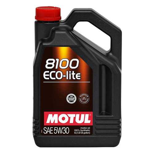 Моторное масло Motul 8100 Eco-lite 5W-30 5л в ЕКА