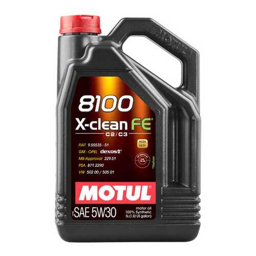 Моторное масло Motul 8100 X-clean FE 5w-30 5л в ЕКА