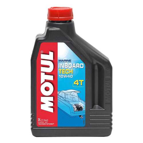 Моторное масло Motul Inboard Tech 4T 10W-40 2л в ЕКА