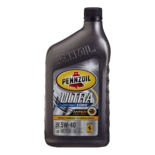 Моторное масло Pennzoil Ultra Euro 5W-40 0,946л в ЕКА
