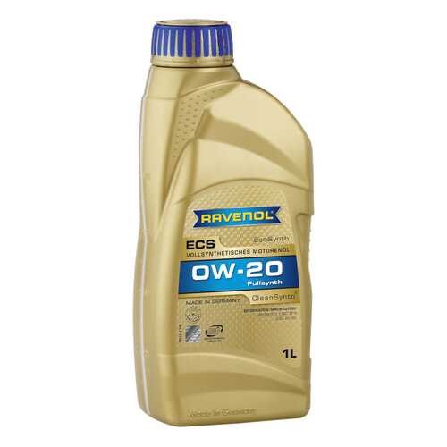 Моторное масло Ravenol ECS EcoSynth SAE 0W-20 1л в ЕКА