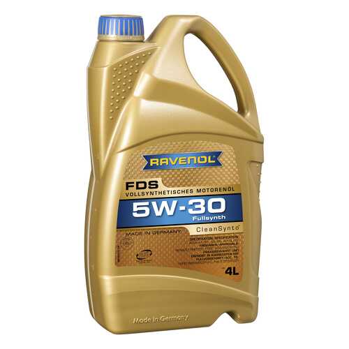 Моторное масло Ravenol FDS SAE 5W-30 4л в ЕКА