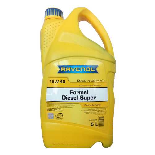 Моторное масло Ravenol Formel Super Diesel 15W-40 5л в ЕКА