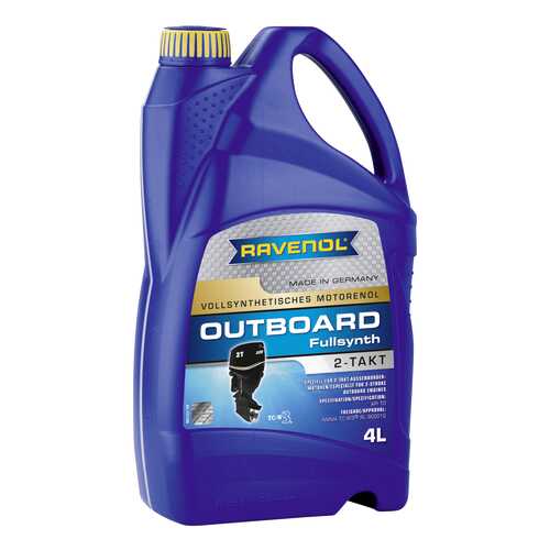 Моторное масло Ravenol Outboardoel 2T Fullsynth 5W-30 4л в ЕКА