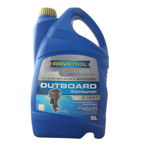 Моторное масло Ravenol Outboardoel 2T teilsynth 5W-30 5л в ЕКА