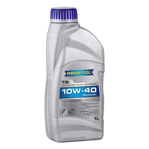 Моторное масло Ravenol TSI SAE 10W-40 1л в ЕКА