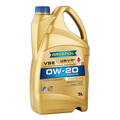 Моторное масло Ravenol VSE SAE 0W-20 5л в ЕКА