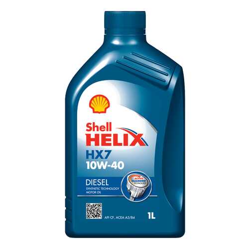 Моторное масло Shell Helix HX7 Diesel 10W-40 1л в ЕКА