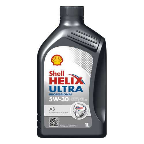 Моторное масло Shell Helix Ultra Professional AB 5W-30 1л в ЕКА