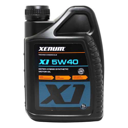 Моторное масло Xenum X1 SM/CF 5W-40 1л в ЕКА