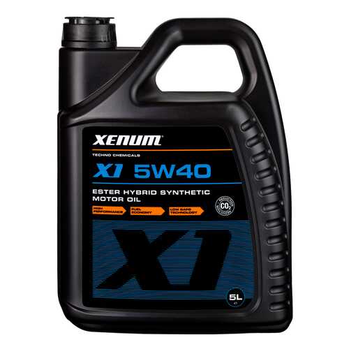 Моторное масло Xenum X1 SM/CF 5W-40 5л в ЕКА