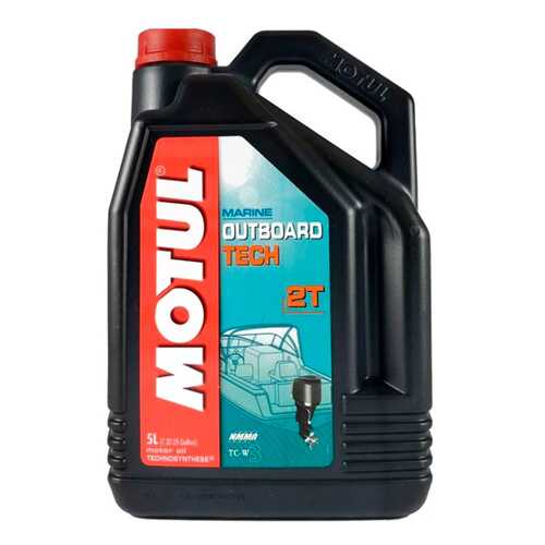 MOTUL 101728 2t outboard tech моторное масло для 2-такт лод. мот. 5л в ЕКА