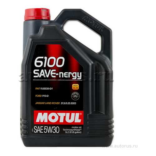 MOTUL 107972 масло моторное motul 6100 syn-nergy 5w30 синтетическое 5 л 107972 в ЕКА