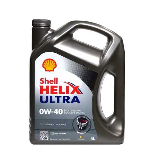 Shell М/Масло Синтетика Shell Helix Ultra 0w-40 4l в ЕКА