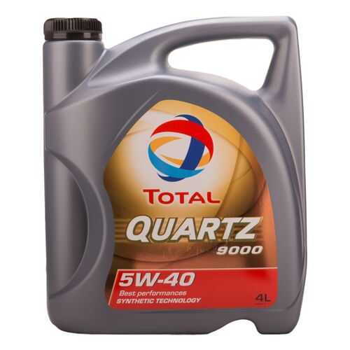 TOTAL 10210501 моторное масло quartz 9000 5w40 4l аналог 148597 и ro166475 в ЕКА