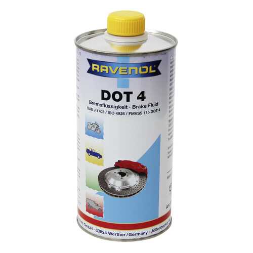 Тормозная жидкость RAVENOL DOT 4 1л 1350601-001-01-000 в ЕКА