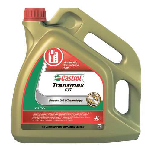 Трансмиссионное масло Castrol Transmax CVT 4л 156CA6 в ЕКА