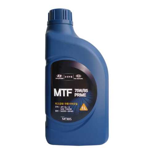 Трансмиссионное масло Hyundai-KIA MTF PRIME 75w85 1л 0430000140 в ЕКА
