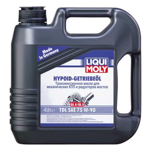 Трансмиссионное масло LIQUI MOLY Hypoid-Getriebeoil 75w90 4л 3939 в ЕКА