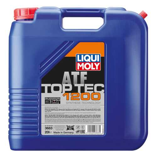 Трансмиссионное масло LIQUI MOLY Top Tec ATF 20л 3683 в ЕКА