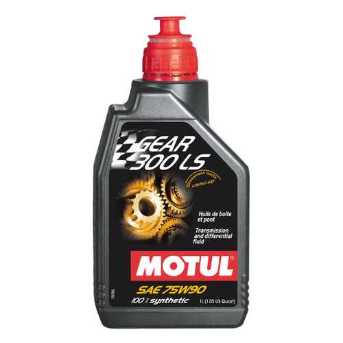 Трансмиссионное масло MOTUL Gear 300 LS 75w90 1л 105778 в ЕКА