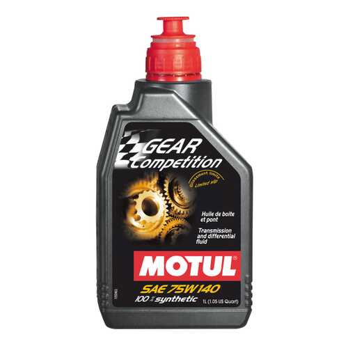 Трансмиссионное масло MOTUL Gear Competition 75w140 1л 105779 в ЕКА