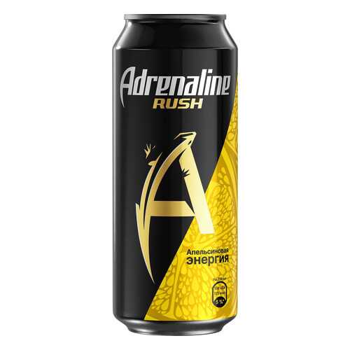 Напиток Adrenaline Juicy энергетический Апельсиновая энергия 449мл в ЕКА