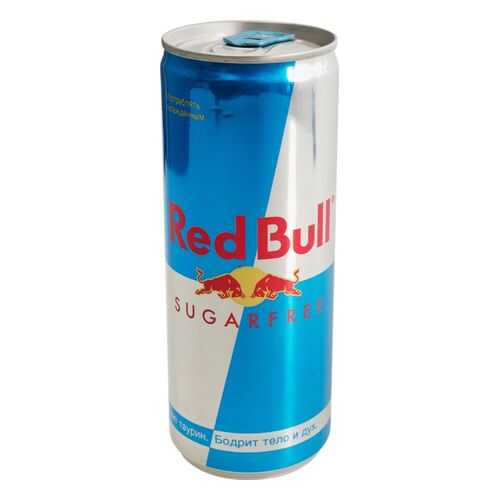 Напиток энергетический Red Bull без сахара жестяная банка 0.25 л в ЕКА