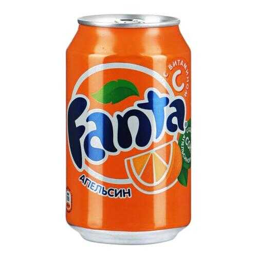 Напиток Fanta апельсин сильногазированный жестяная банка 0.33 л в ЕКА