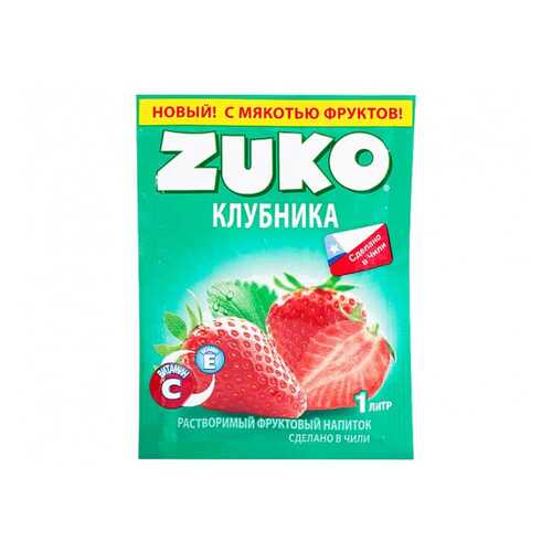 Напиток Zuko растворимый клубника в ЕКА