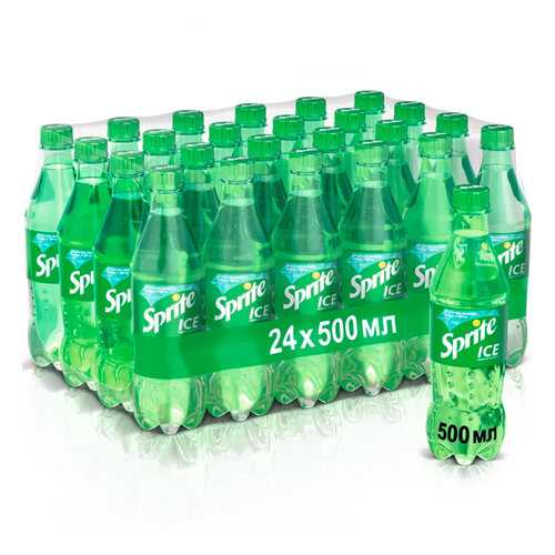 Спрайт без сахара SPRITE Zero Мята-лимон 500 мл (коробка 24 штуки) в ЕКА