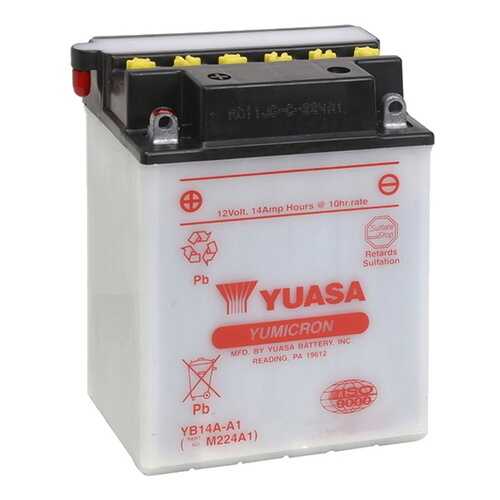 Аккумулятор Yamaha YB1-4AA10-00-00 /BTY-YB14A-A1-00 /BRP 715900171 Yuasa YB14A-A1 YB14A-A1 в ЕКА